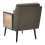 Beliani Armchair ORUM Fabric Dark Green 6