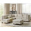 Beliani Modular Corner Sofa 5 Seater UNSTAD with Ottoman Fabric Light Beige Left Hand 2