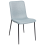 Beliani Set of 4 Dining Chairs GLENDIVE Fabric Light Blue 4