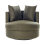 Beliani Swivel Armchair DALBY Fabric Green 6