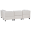 Beliani Modular Corner Sofa 4 Seater UNSTAD with Ottoman Fabric Light Beige Left Hand 5