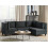 Beliani Modular Corner Sofa 4 Seater UNSTAD Fabric Black Left Hand 2
