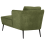 Beliani Left-Hand Chaise Longue ARTHEZE Fabric Green 5