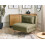 Beliani Single Sofa Bed VESTFOLD Fabric Olive Green 2