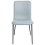 Beliani Set of 4 Dining Chairs GLENDIVE Fabric Light Blue 5