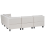 Beliani Modular Corner Sofa 5 Seater UNSTAD Fabric Light Beige Left Hand 5