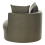 Beliani Swivel Armchair DALBY Fabric Green 7