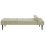 Beliani Chaise Longue MAURIAC Fabric Green 4
