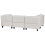 Beliani Modular Corner Sofa 4 Seater UNSTAD Fabric Light Beige Right Hand 5
