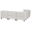 Beliani Modular Corner Sofa 5 Seater UNSTAD Fabric Light Beige Right Hand 7