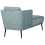 Beliani Right-Hand Chaise Longue ARTHEZE Fabric Light Blue 6