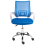 Beliani Office Chair SOLID Blue 4