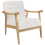 Beliani Armchair LEKNES Boucle Off-White 4