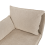 Beliani Right-Hand Chaise Longue YERRES Fabric Beige 6