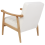 Beliani Armchair LEKNES Boucle Off-White 6
