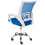 Beliani Office Chair SOLID Blue 5