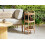 Beliani Side Table TROOLIE Rattan Natural 2