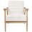 Beliani Armchair LEKNES Boucle Off-White 5