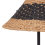 Beliani Table Lamp MOMBA Paper Rope Black 5