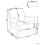 Beliani Armchair SKOVDE Fabric Beige 3