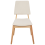 Beliani Set of 2 Dining Chairs MERRILL Wood Light Beige 4