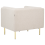 Beliani Armchair MOEN Fabric Beige 4