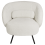 Beliani Armchair MAKELA Boucle Off-White 5