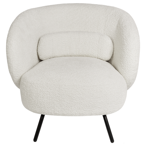 Beliani Armchair MAKELA Boucle Off-White 2