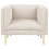 Beliani Armchair MOEN Fabric Beige 6