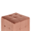 Beliani Pouffe WISCONSIN Velvet Peach Pink 4