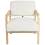 Beliani Armchair HJO Boucle Off-White 5