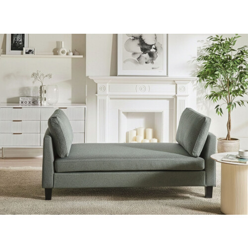 Beliani Chaise Longue ARCHIANE Fabric Green 1