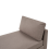 Beliani Chaise Longue ARCHIANE Fabric Taupe 5