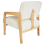 Beliani Armchair HJO Boucle Off-White 6
