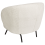 Beliani Armchair MAKELA Boucle Off-White 6
