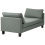 Beliani Chaise Longue ARCHIANE Fabric Green 4