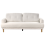 Beliani Sofa 3 Seater TUVE Boucle White 5