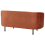 Beliani Sofa 2 Seater LOEN Velvet Orange 5