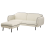 Beliani Sofa 3 Seater TONSBERG Fabric Light Beige with Ottoman 4