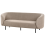 Beliani Sofa 3 Seater LOEN Fabric Taupe 4
