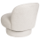 Beliani Swivel Armchair AYLO Boucle Off-White 6