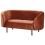 Beliani Sofa 2 Seater LOEN Velvet Orange 4