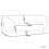 Beliani Sofa 3 Seater LOEN Fabric Taupe 3