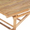 Beliani Garden Dining Table TINDARI 180 cm 90 cm Bamboo Light Brown 10