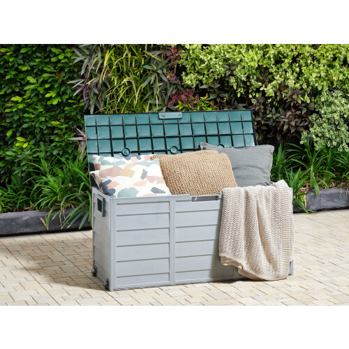 Beliani Storage Box LOCARNO 112 cm 50 cm Green 1