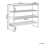 Beliani Shelving Unit UVALDA Bamboo Light Brown 3