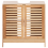 Beliani Vanity Unit MISSOULA 60 cm Bamboo Light Brown 5