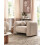 Beliani Armchair LEIREN Boucle Beige 2
