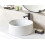 Beliani Countertop Basin GELDO  370 mm Ceramic White 2