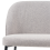 Beliani Dining Bench 2 Seater OSBY Fabric Light Grey 6